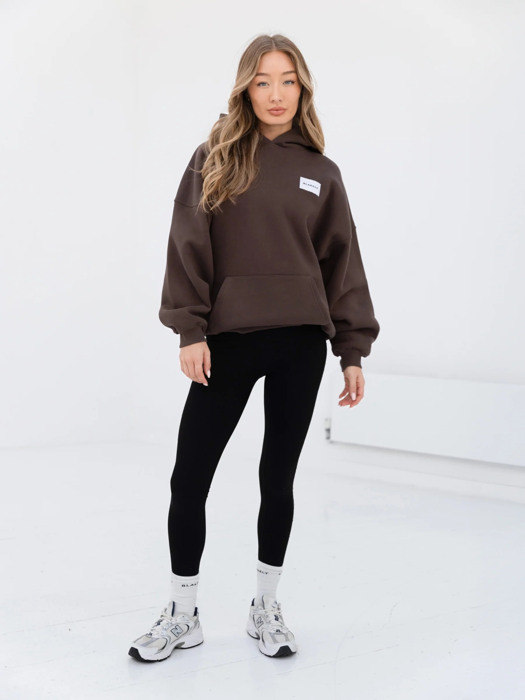 Label Oversized Hoodie - Slate Brown - E-Cigarette Wholesale