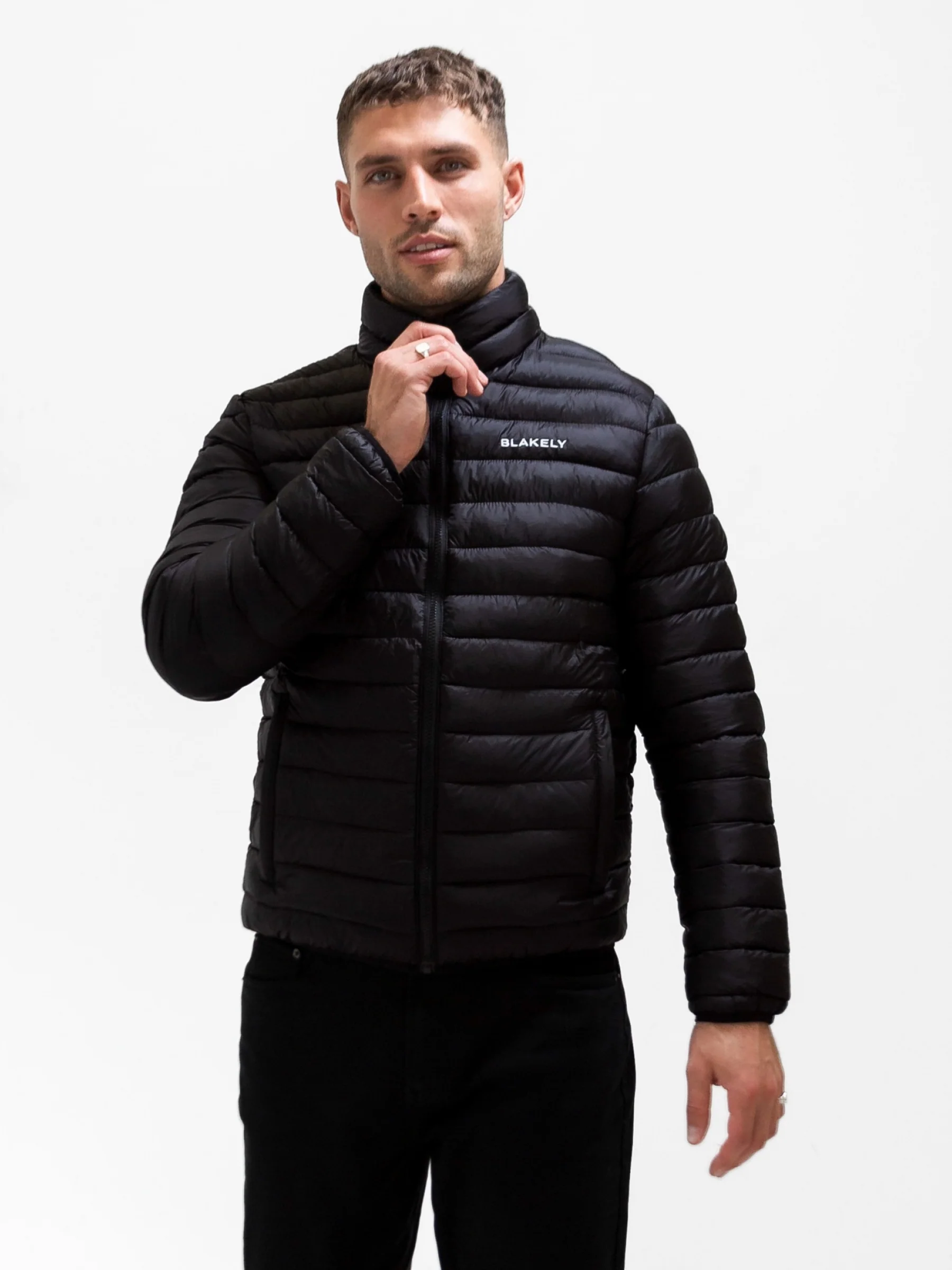 Lucas Lightweight Puffer Jacket - Black - E-Cigarette Wholesale