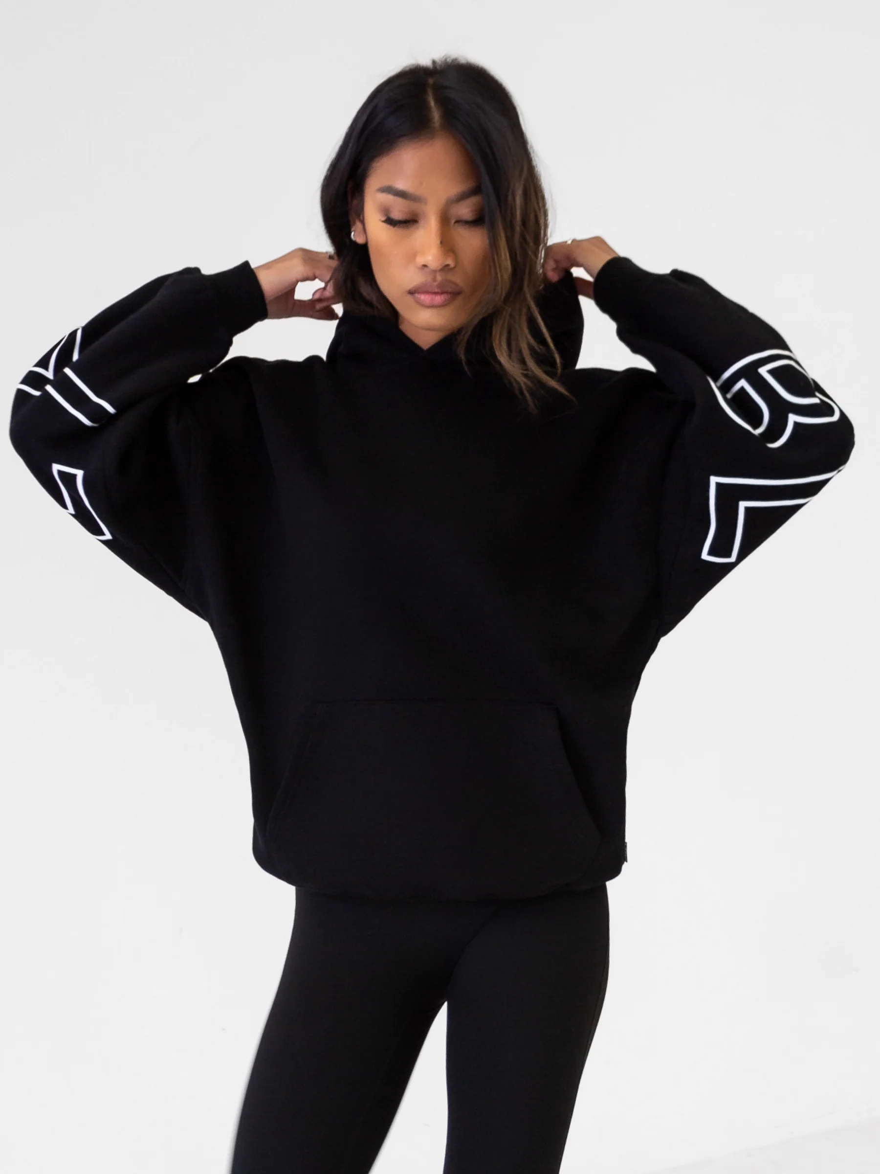 Outline Isabel Oversized Hoodie - Black - E-Cigarette Wholesale
