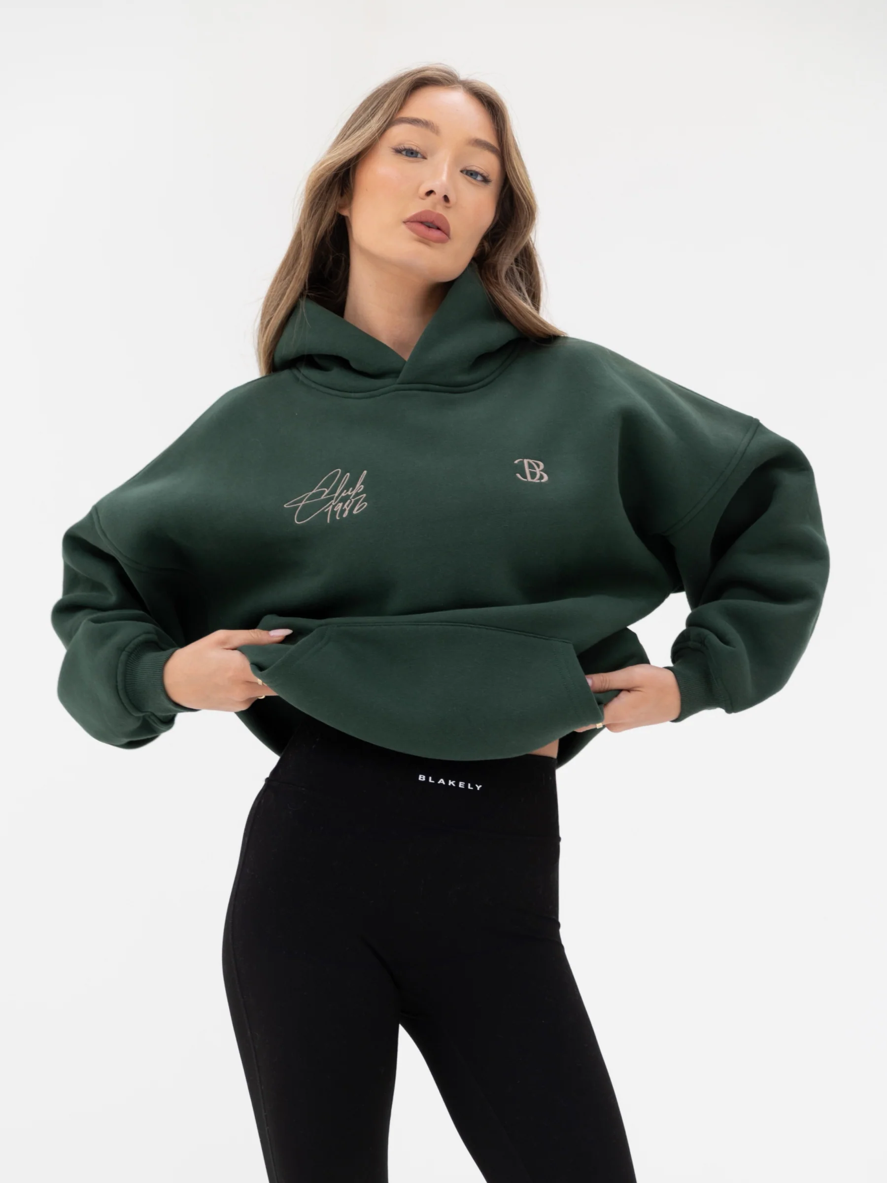 Club Oversized Hoodie - Forest Green - E-Cigarette Wholesale