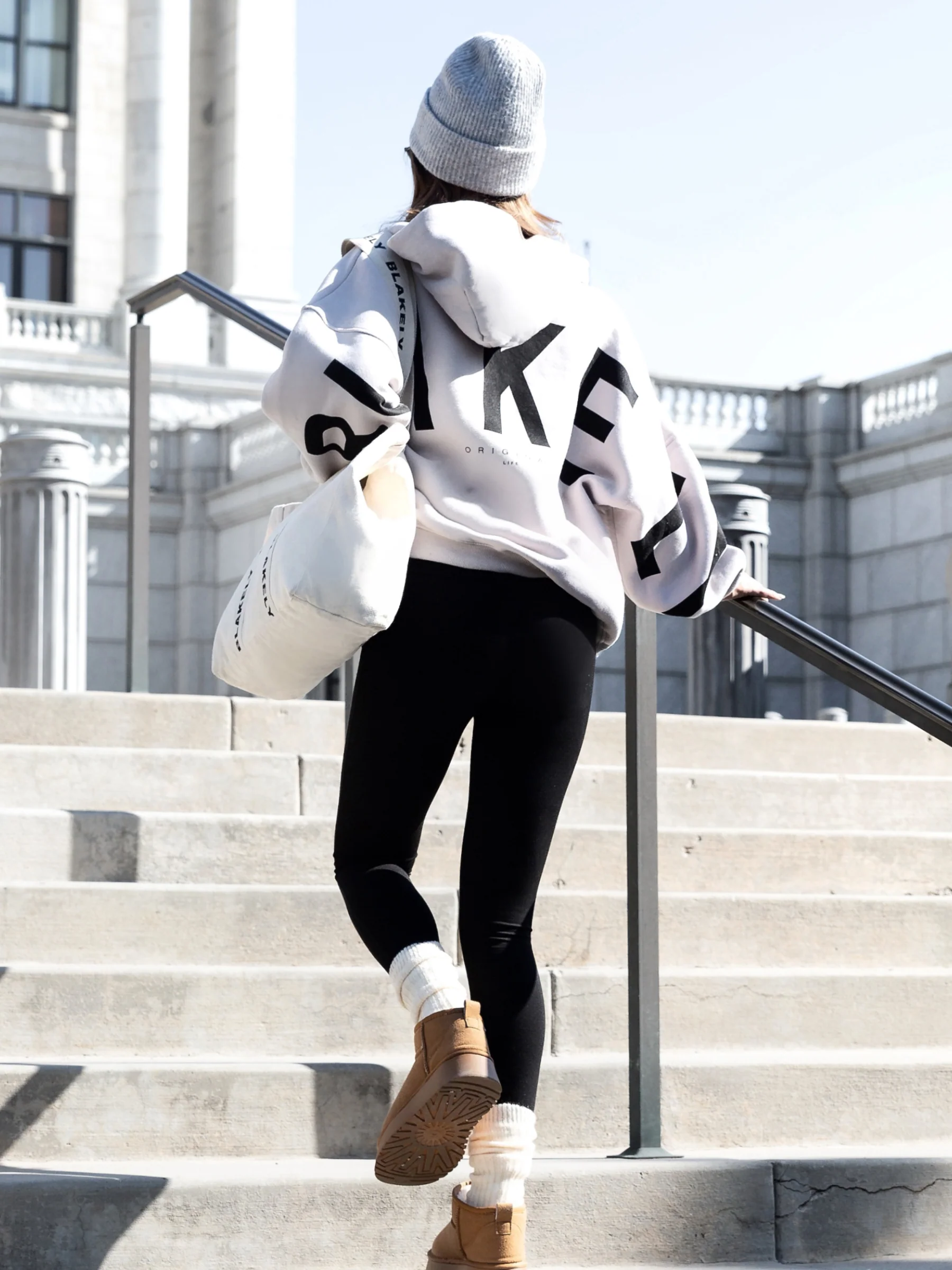 Isabel Hoodie & Leggings Set - Stone & Black - E-Cigarette Wholesale