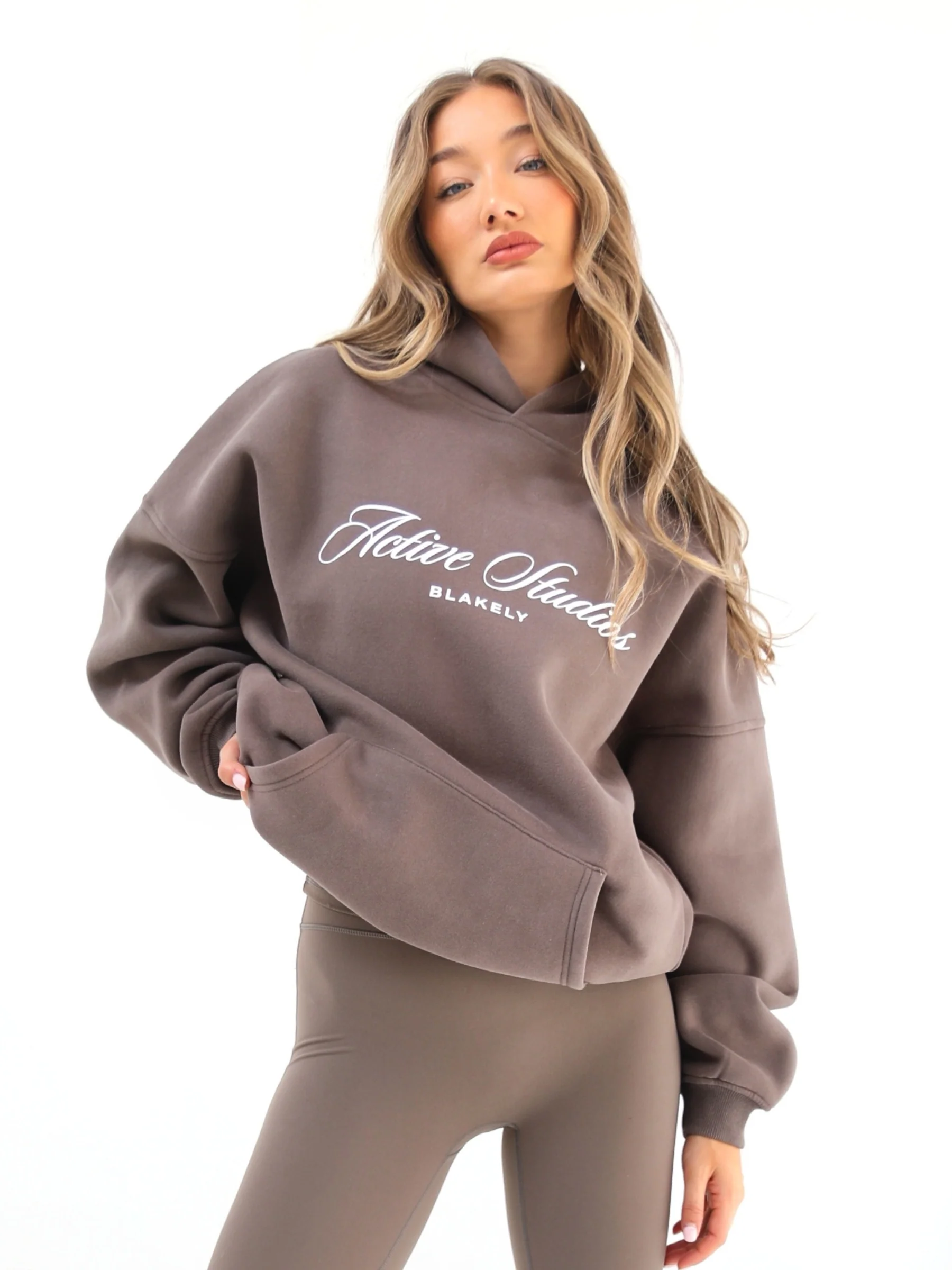 Off Duty Oversized Hoodie - Ash Brown - E-Cigarette Wholesale
