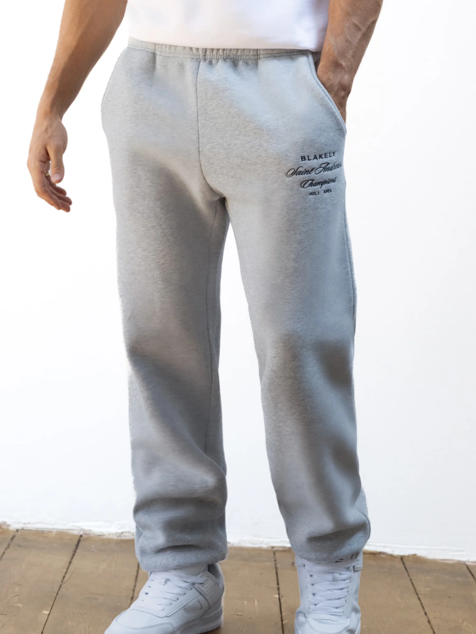 Legacy Relaxed Sweatpants - Marl Grey - E-Cigarette Wholesale