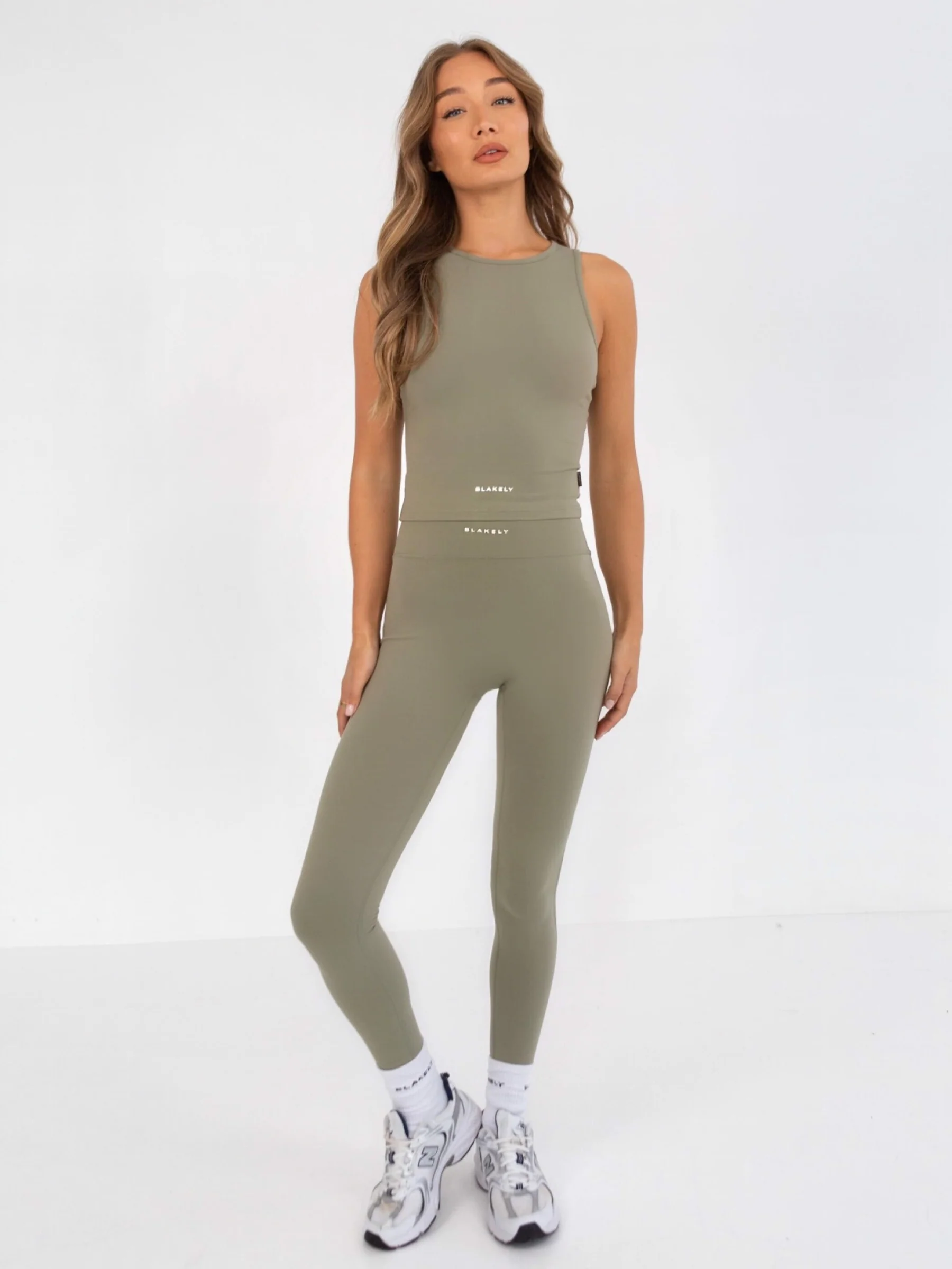 Ultimate Soft Lifestyle Vest & Leggings Set - Olive - E-Cigarette Wholesale