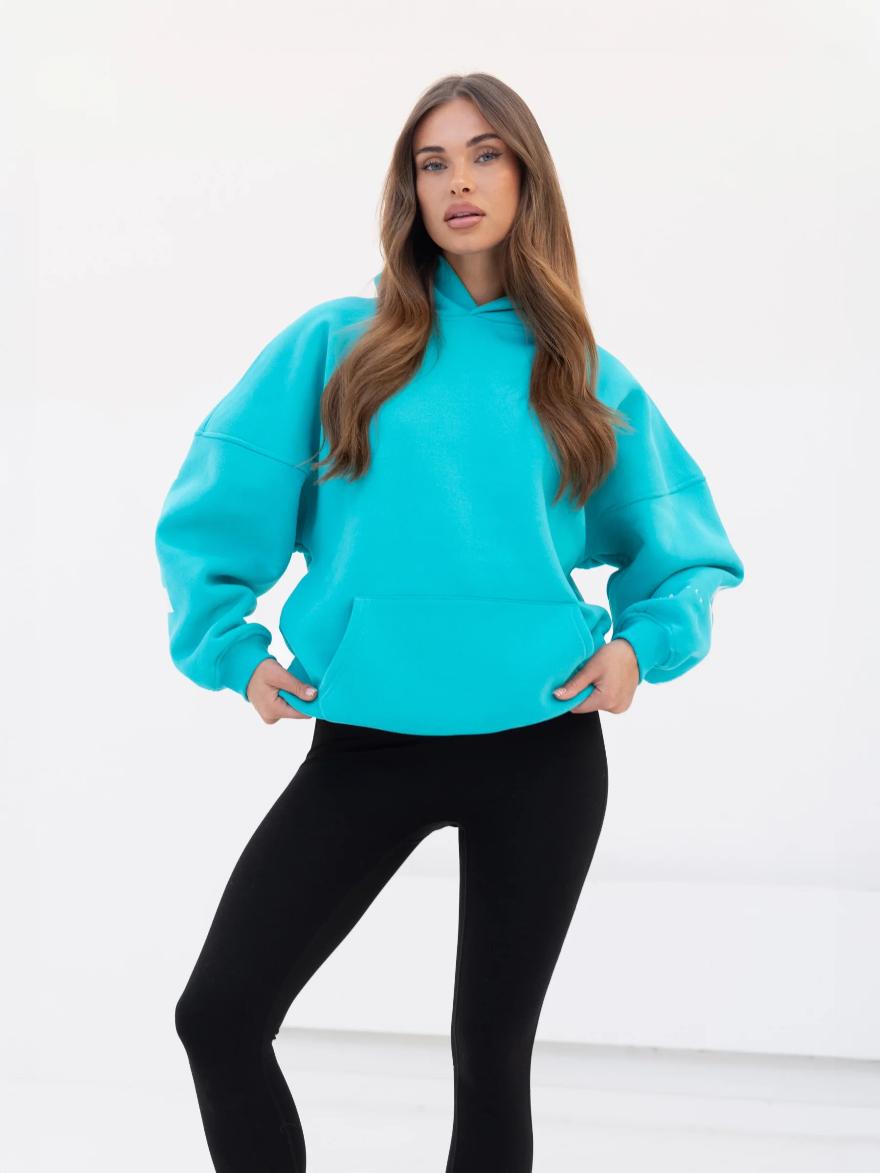 Isabel Oversized Hoodie - Aqua - E-Cigarette Wholesale