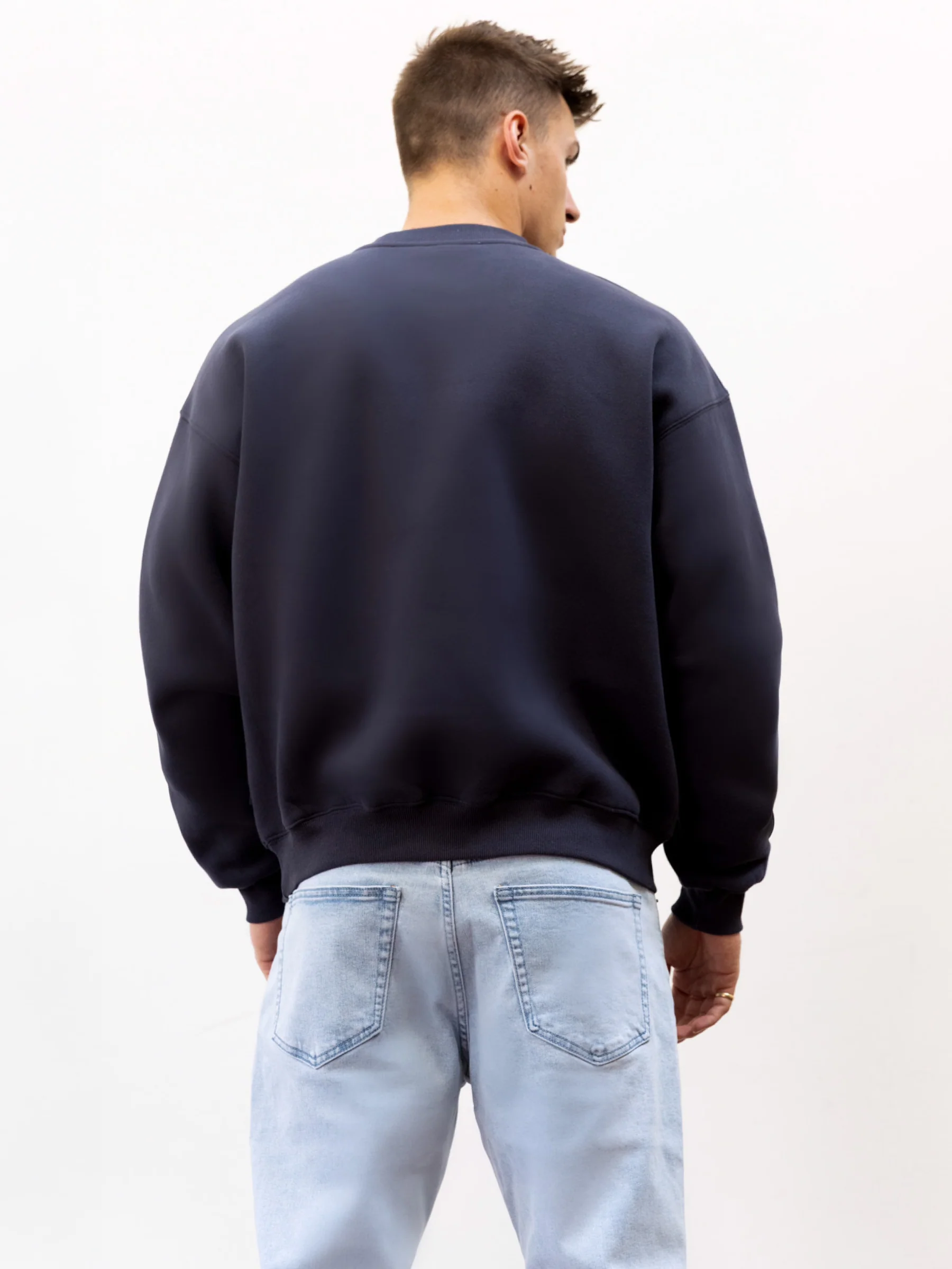 Legacy Relaxed Jumper - True Navy - E-Cigarette Wholesale