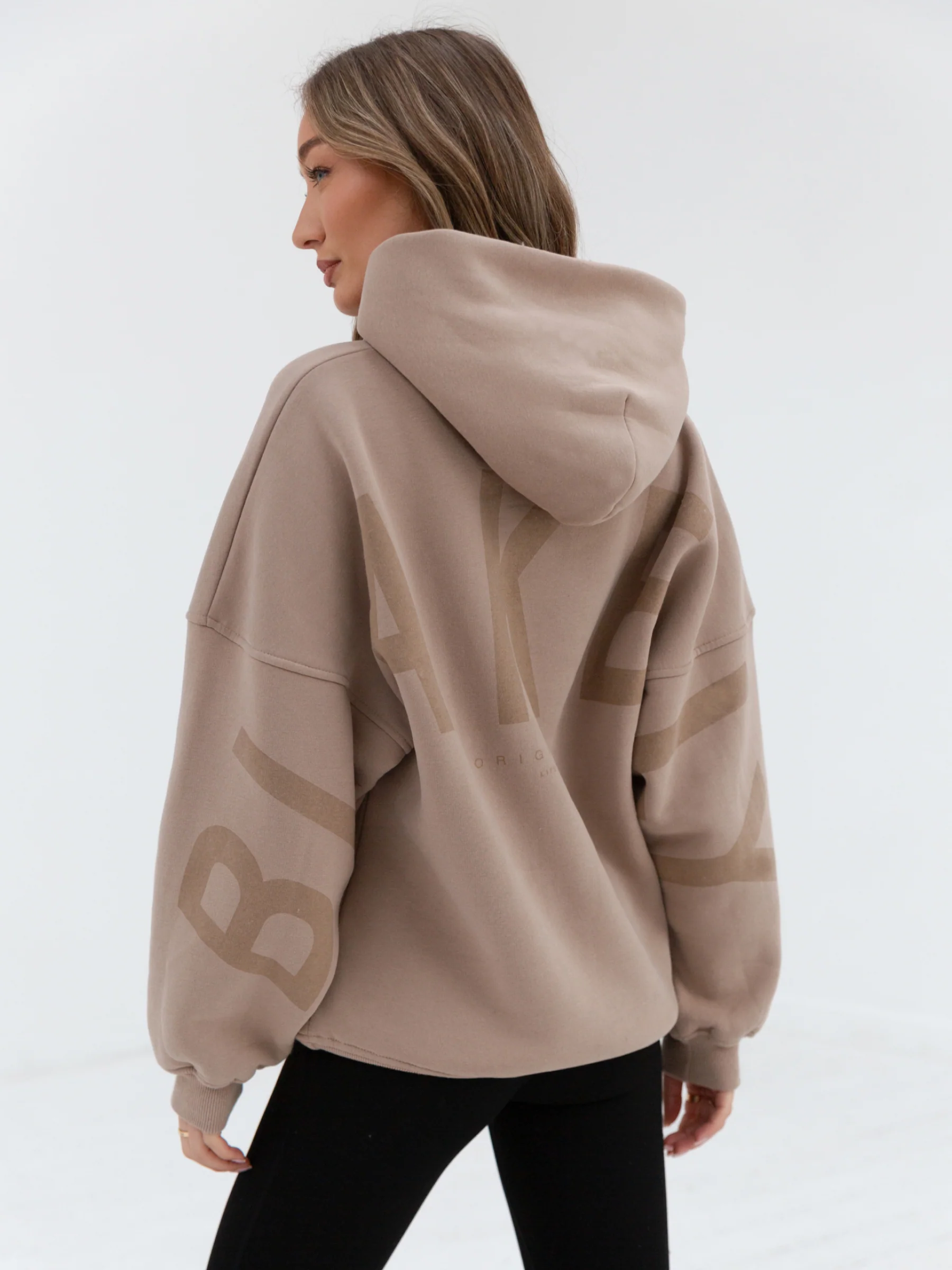Tonal Isabel Oversized Hoodie - Tan - E-Cigarette Wholesale
